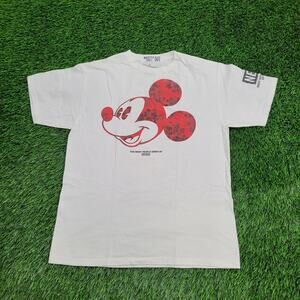 Disney Mickey-Mouse Shirt Womens Medium 19x25 NEFF White